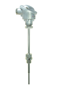 Einschraub-Widerstandsthermometer Form G nach DIN 43766 mit Anschlusskopf <br> Form B nach DIN EN 4
